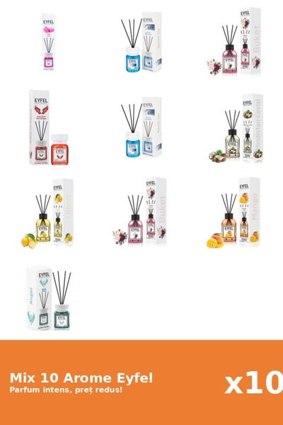Eyfel Set 10 Mix Variat: 8 arome