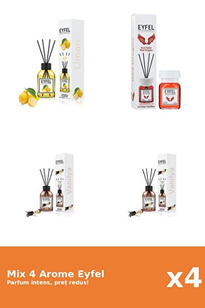 Eyfel Set 4 Mix Eyfel: 1x Lamaie, 1x Red Dragon, 2x Vanilie