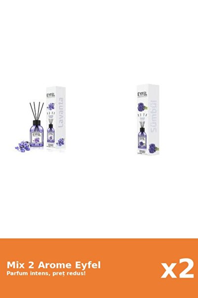 Eyfel Set 2 Mix Eyfel: 1x Lavanda, 1x Zambile