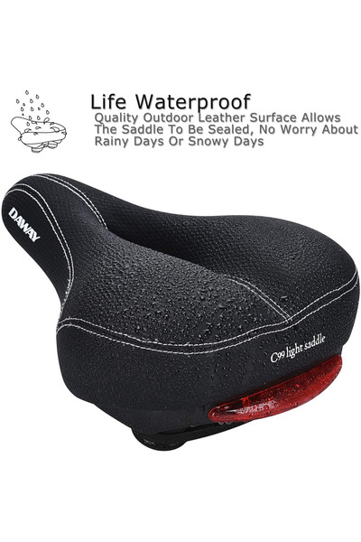 DAWAY C99 Comfortable Oversized Bike Seat - Compatible with Peloton, Exercise
