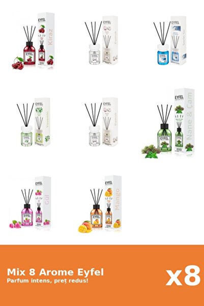 Eyfel Set 8 Mix Variat: 7 arome