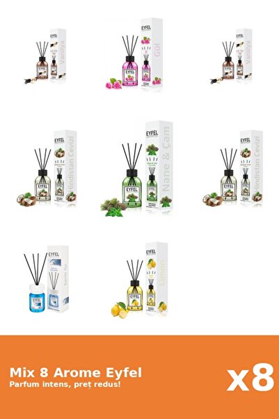 Eyfel Set 8 Mix Variat: 6 arome