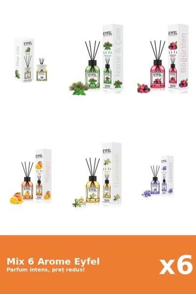 Eyfel Set 6 Mix Variat: 6 arome