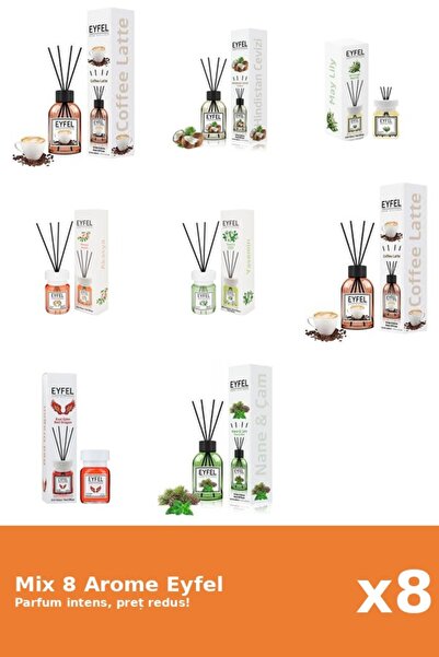 Eyfel Set 8 Mix Variat: 7 arome