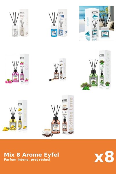 Eyfel Set 8 Mix Variat: 8 arome