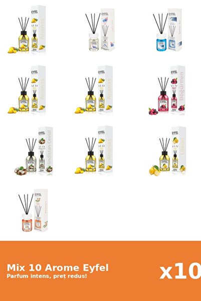 Eyfel Set 10 Mix Variat: 7 arome