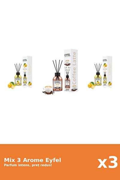 Eyfel Set 3 Mix Eyfel: 1x Cafea, 2x Lamaie