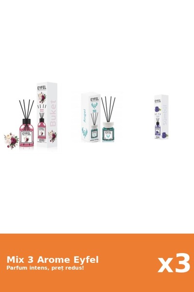 Eyfel Set 3 Mix Eyfel: 1x Angel, 1x Bouquet, 1x Zambile