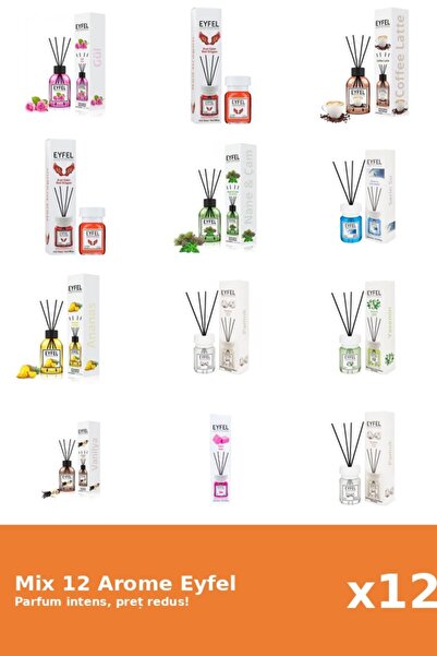 Eyfel Set 12 Mix Variat: 10 arome