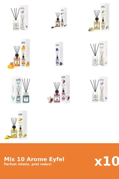 Eyfel Set 10 Mix Variat: 9 arome