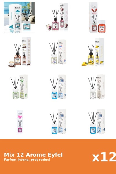 Eyfel Set 12 Mix Variat: 10 arome