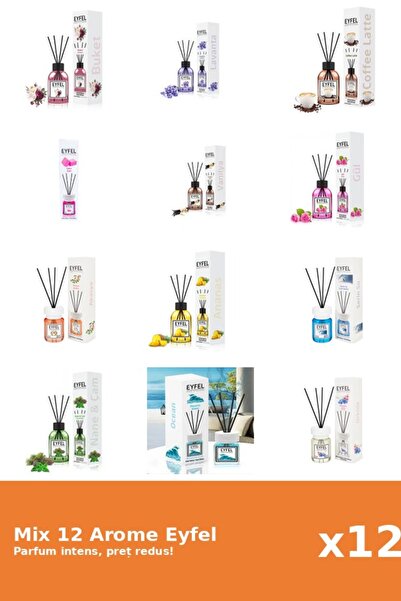 Eyfel Set 12 Mix Variat: 12 arome