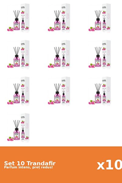 Eyfel Set 10 Odorizant Trandafir, 120 ml