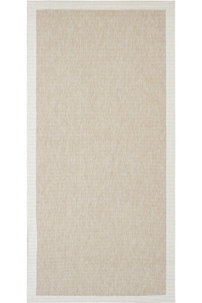 Cool Halı Elena Nunique Bej Krem Sisal Halı Kaymaz İnce Özel Ölçü Dokuma Leke...