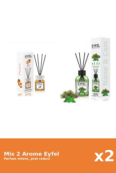 Eyfel Set 2 Mix Eyfel: 1x Piersica, 1x Pin Si Menta