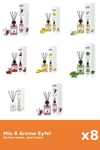 Eyfel Set 8 Mix Variat: 7 arome