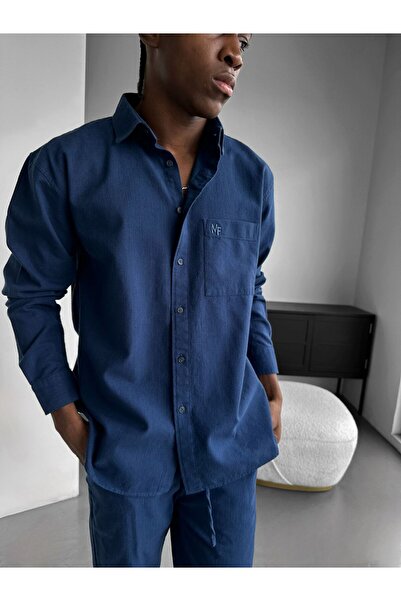 elkumoda Men's Oversized Linen Blended Top and Bottom Set, Loose Comfortable ...