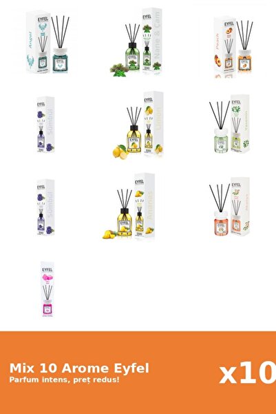 Eyfel Set 10 Mix Variat: 9 arome