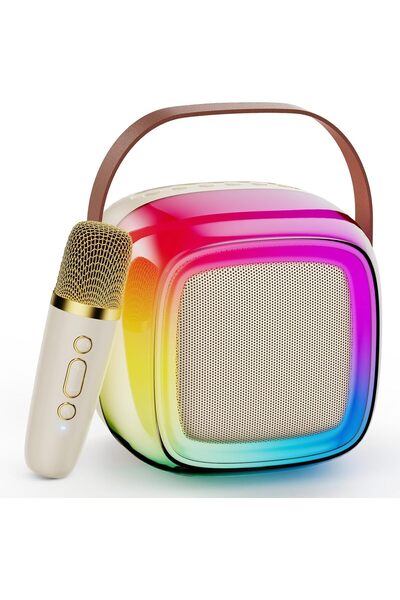 Generics جهاز كاريوكي JYX للأطفال، مكبر صوت بلوتوث محمول مع ميكروفون لاسلكي و...