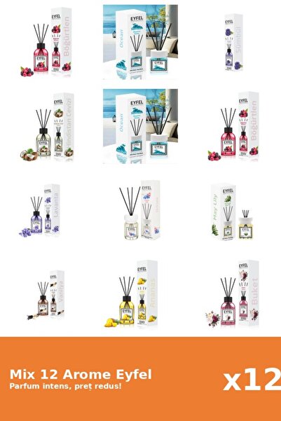 Eyfel Set 12 Mix Variat: 10 arome