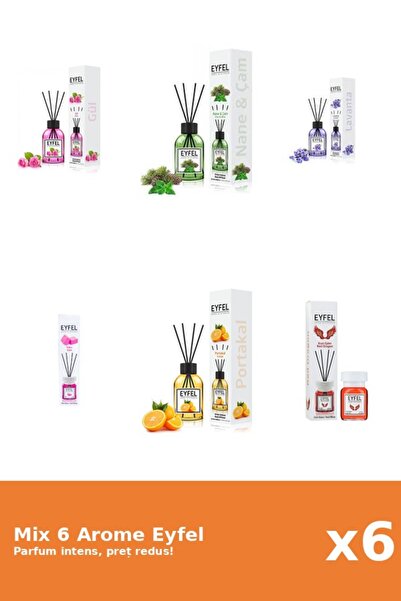 Eyfel Set 6 Mix Variat: 6 arome