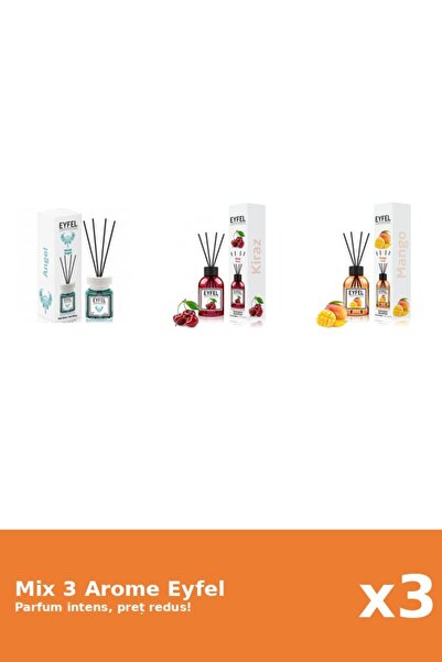 Eyfel Set 3 Mix Eyfel: 1x Angel, 1x Cirese, 1x Mango