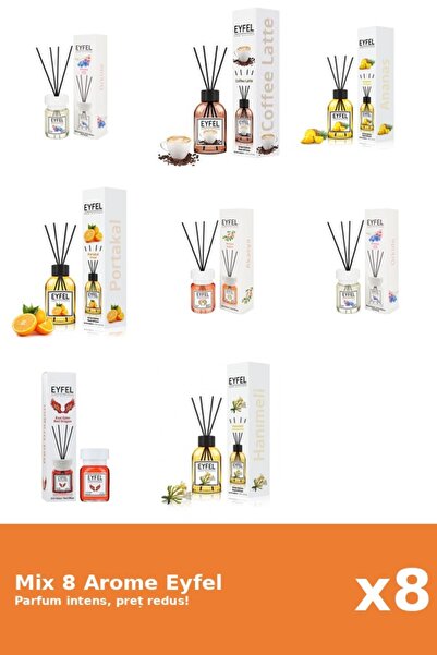 Eyfel Set 8 Mix Variat: 7 arome