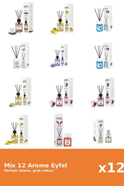 Eyfel Set 12 Mix Variat: 10 arome