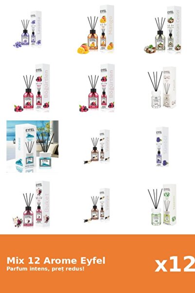 Eyfel Set 12 Mix Variat: 10 arome