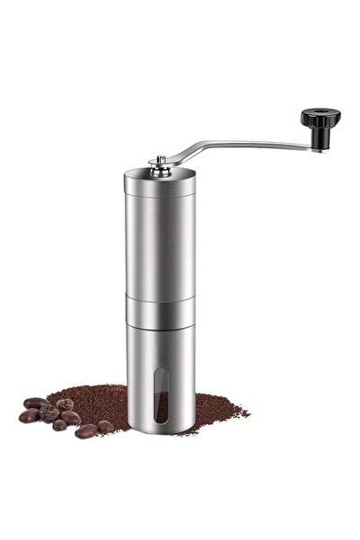 Roomlyne Manual Coffee Bean Grinder Silver Standard