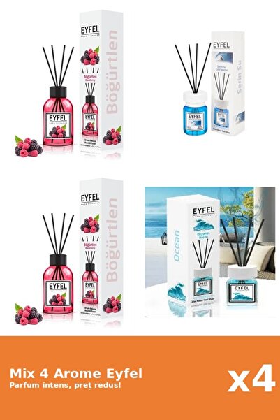 Eyfel Set 4 Mix Eyfel: 1x Cool Water, 2x Fructe De Padure, 1x Ocean