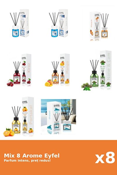 Eyfel Set 8 Mix Variat: 7 arome