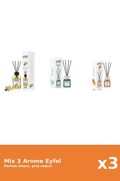 Eyfel Set 3 Mix Eyfel: 1x Angel, 1x Mana Maicii Domnului, 1x Piersica