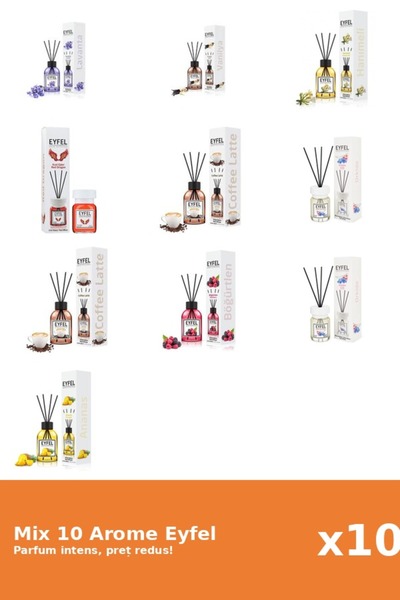 Eyfel Set 10 Mix Variat: 8 arome