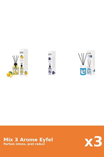 Eyfel Set 3 Mix Eyfel: 1x Cool Water, 1x Lamaie, 1x Zambile
