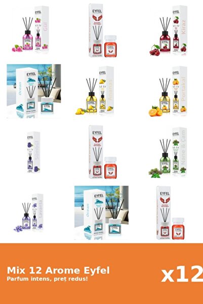 Eyfel Set 12 Mix Variat: 9 arome