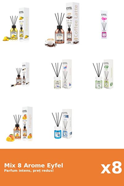 Eyfel Set 8 Mix Variat: 8 arome