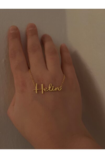 sezgin Kişiye Özel Altin Kaplama Çelik İsimli Kolye