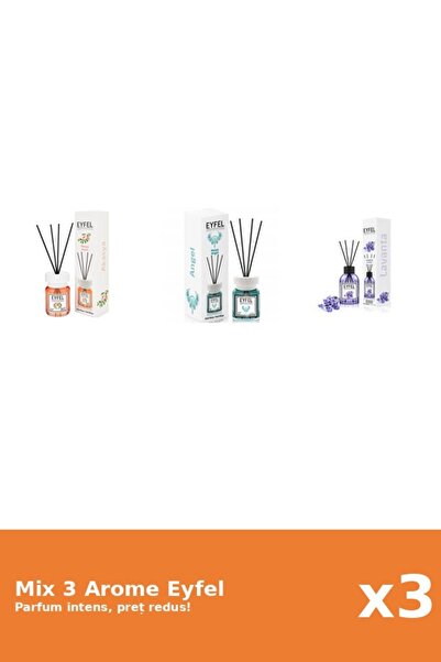Eyfel Set 3 Mix Eyfel: 1x Acacia, 1x Angel, 1x Lavanda