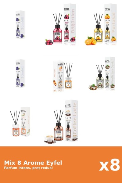 Eyfel Set 8 Mix Variat: 7 arome