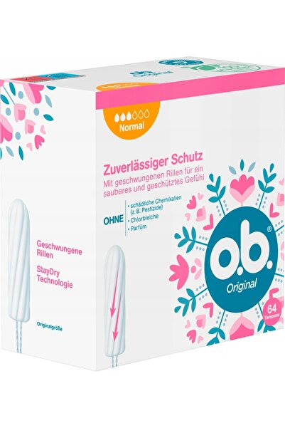 o.b. Tampon Original Normal 64lü