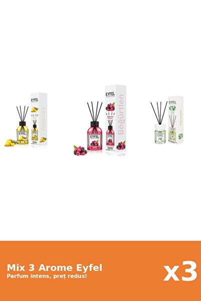 Eyfel Set 3 Mix Eyfel: 1x Ananas, 1x Fructe De Padure, 1x Iasomie