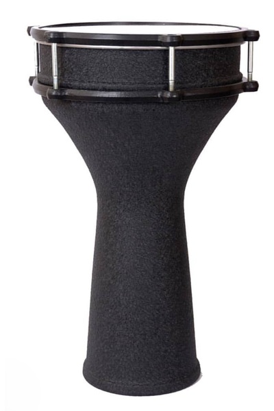 ZEYNEL ABİDİN CÜMBÜŞ CÜMBÜŞ BAS DARBUKA ALÜMİNYUM ÇAP 30 CM BOY 53 CM KILIF D...