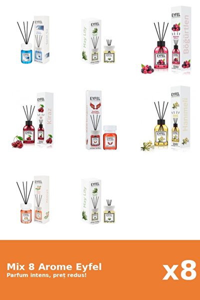 Eyfel Set 8 Mix Variat: 7 arome
