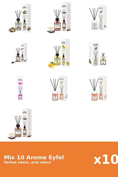 Eyfel Set 10 Mix Variat: 8 arome