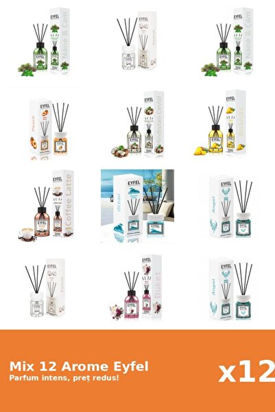 Eyfel Set 12 Mix Variat: 9 arome