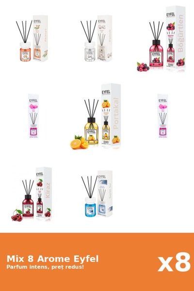 Eyfel Set 8 Mix Variat: 7 arome