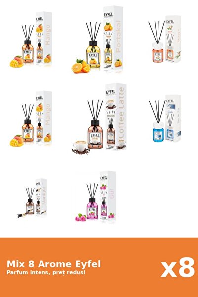 Eyfel Set 8 Mix Variat: 7 arome