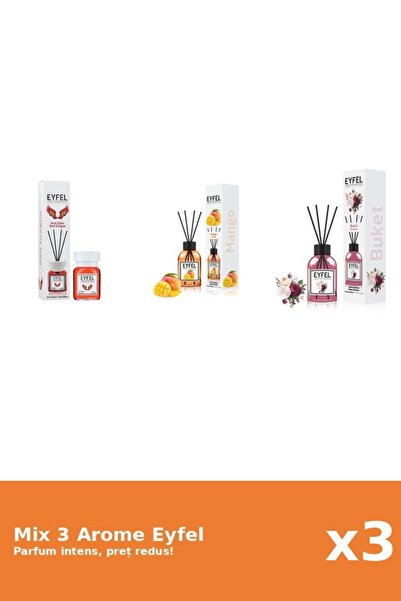 Eyfel Set 3 Mix Eyfel: 1x Bouquet, 1x Mango, 1x Red Dragon