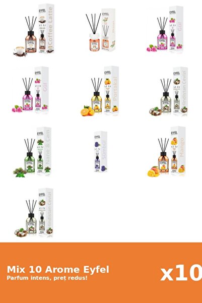 Eyfel Set 10 Mix Variat: 8 arome